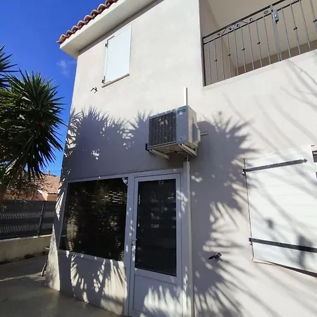 Les Palmiers, Maison Mitoyenne, Quartier Balneaire, Terrasses, Clim Hyeres